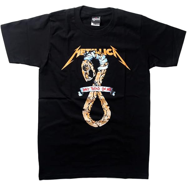 Amazon | [against] ロックTシャツ Metallica メタリカ 蛇 L